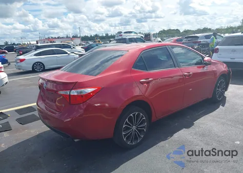 2014 Toyota Corolla S Plus z USA, uszkodzony, nr VIN 2T1BURHE5EC069250